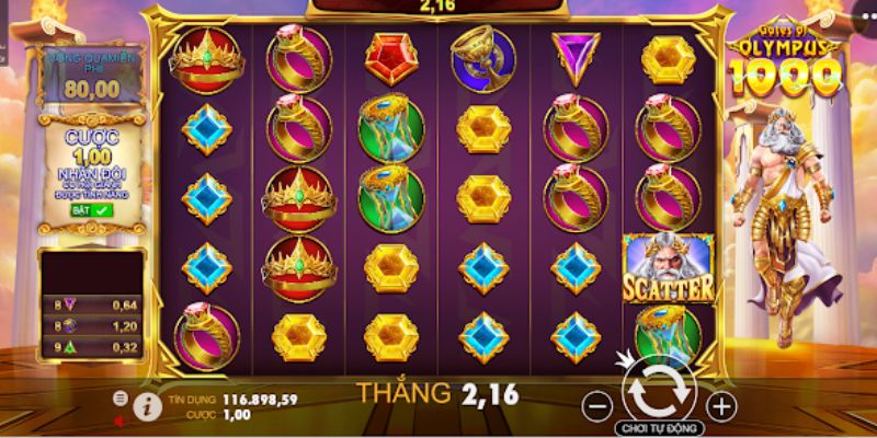 Truy cập nổ hũ Gates of Olympus và trải nghiệm ngay